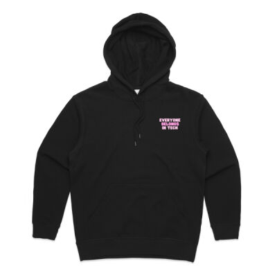 Everyone Belongs in Tech Hoodie - Pink Design Thumbnail